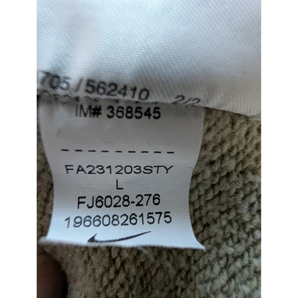 Nike Sportswear Kids Fleece Joggers Oil Green  Size Large